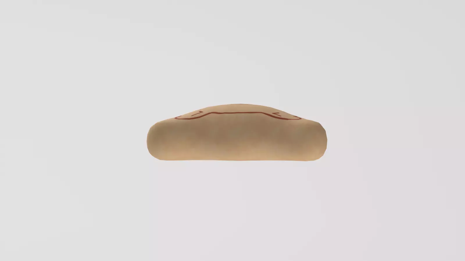 Stylized Low-Poly Koala Biscuits Low-poly 3D model_12