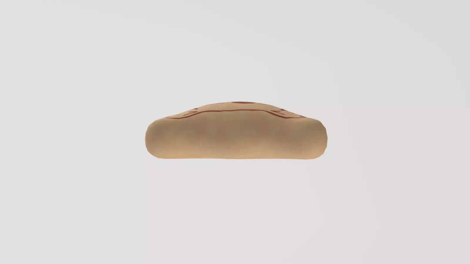 Stylized Low-Poly Koala Biscuits Low-poly 3D model_6