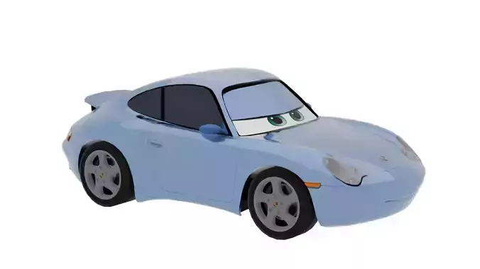 Sally Carrera Low-poly 3D model