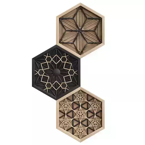 Wood Wall Decor Collection 04