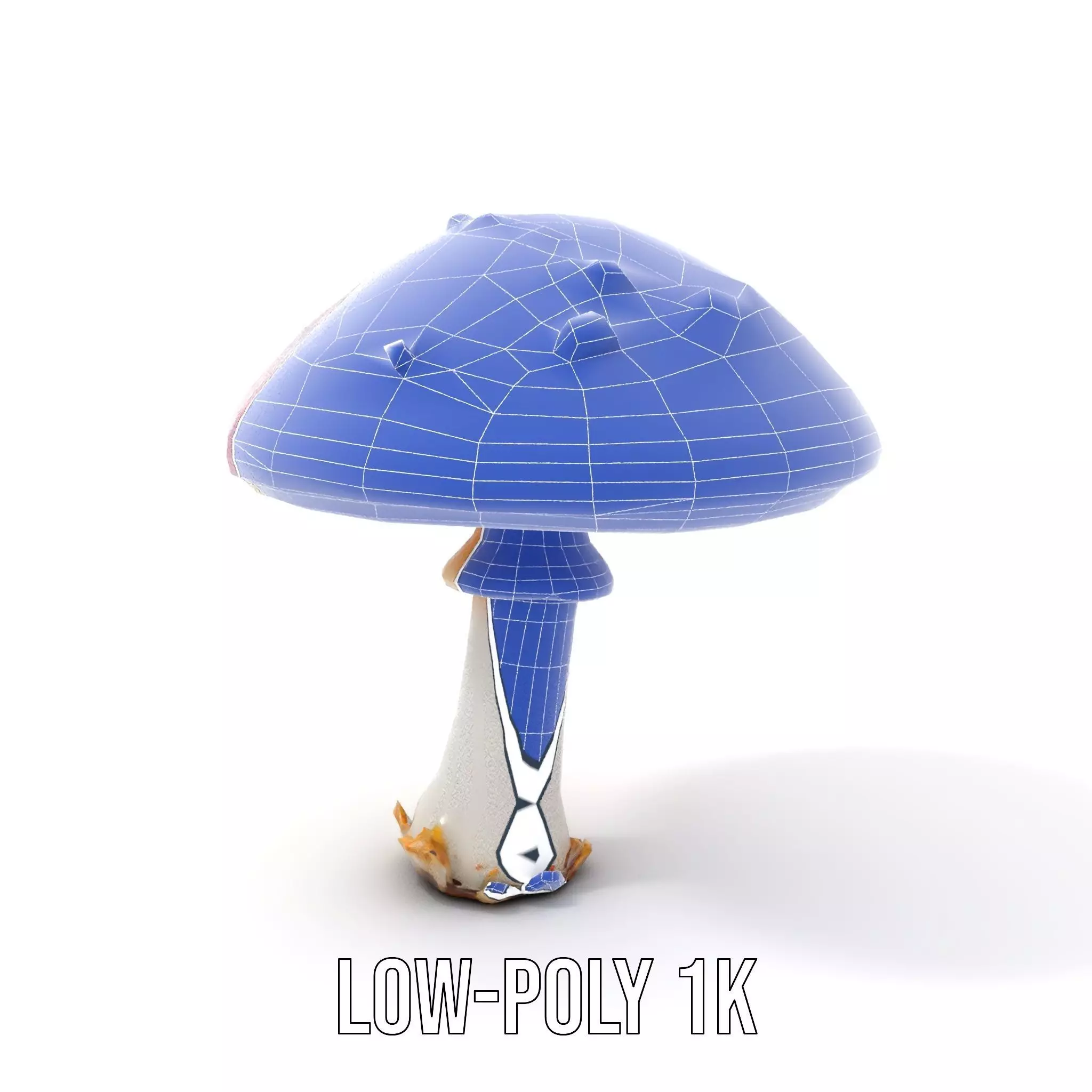 Galaxy Mushroom model pack Low-poly 3D model_17