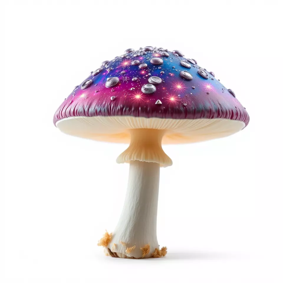 Galaxy Mushroom model pack Low-poly 3D model_3