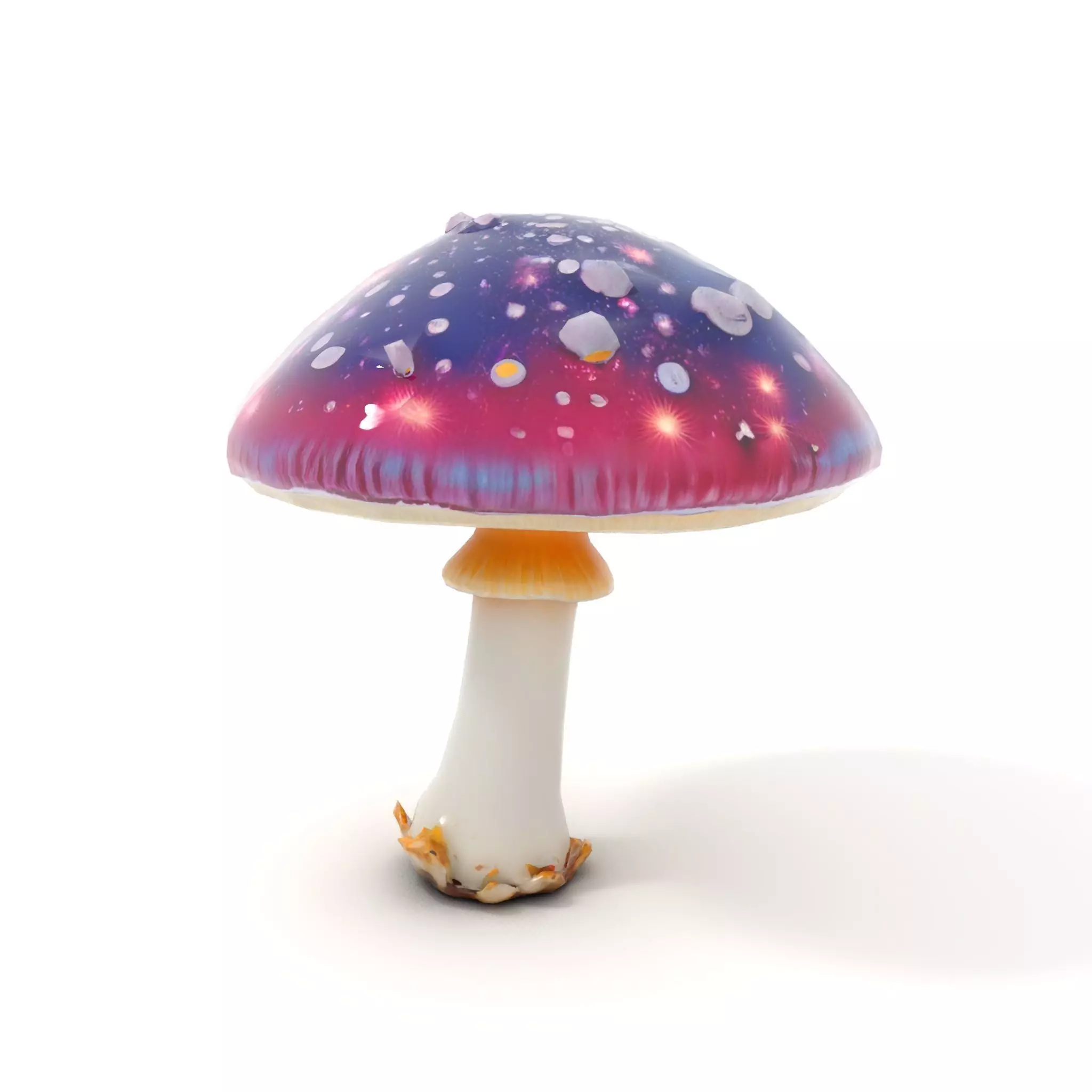 Galaxy Mushroom model pack Low-poly 3D model_11