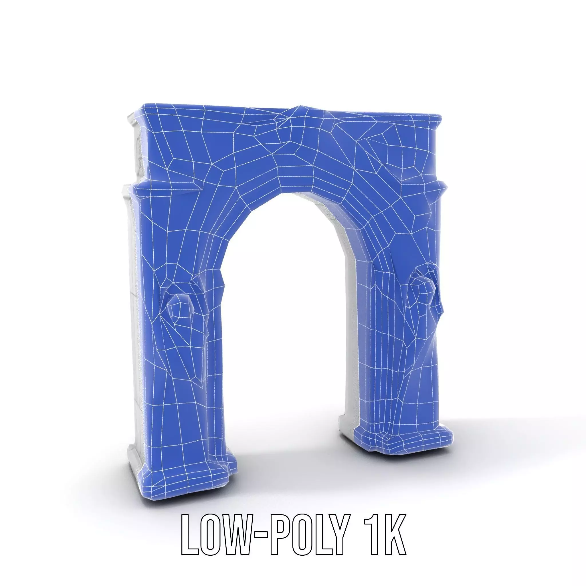Gothic Archway model pack Low-poly 3D model_20