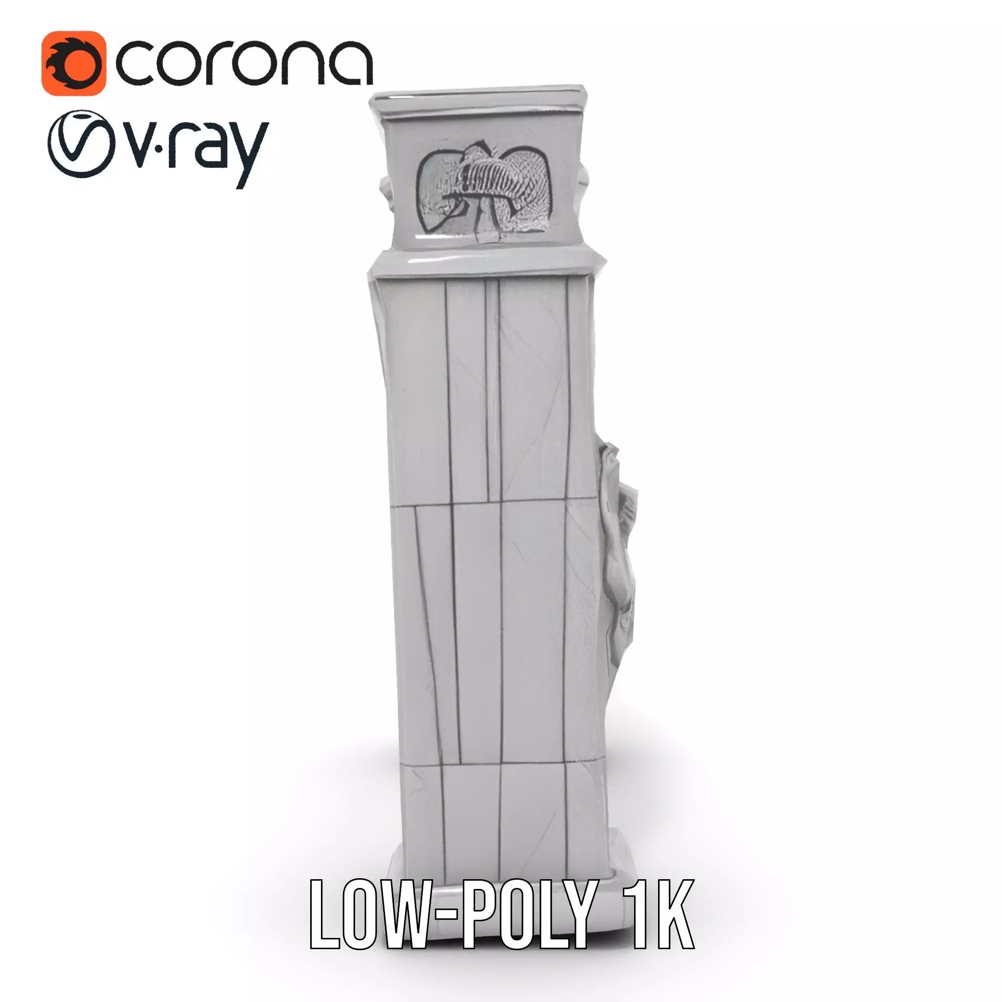 Gothic Archway model pack Low-poly 3D model_23