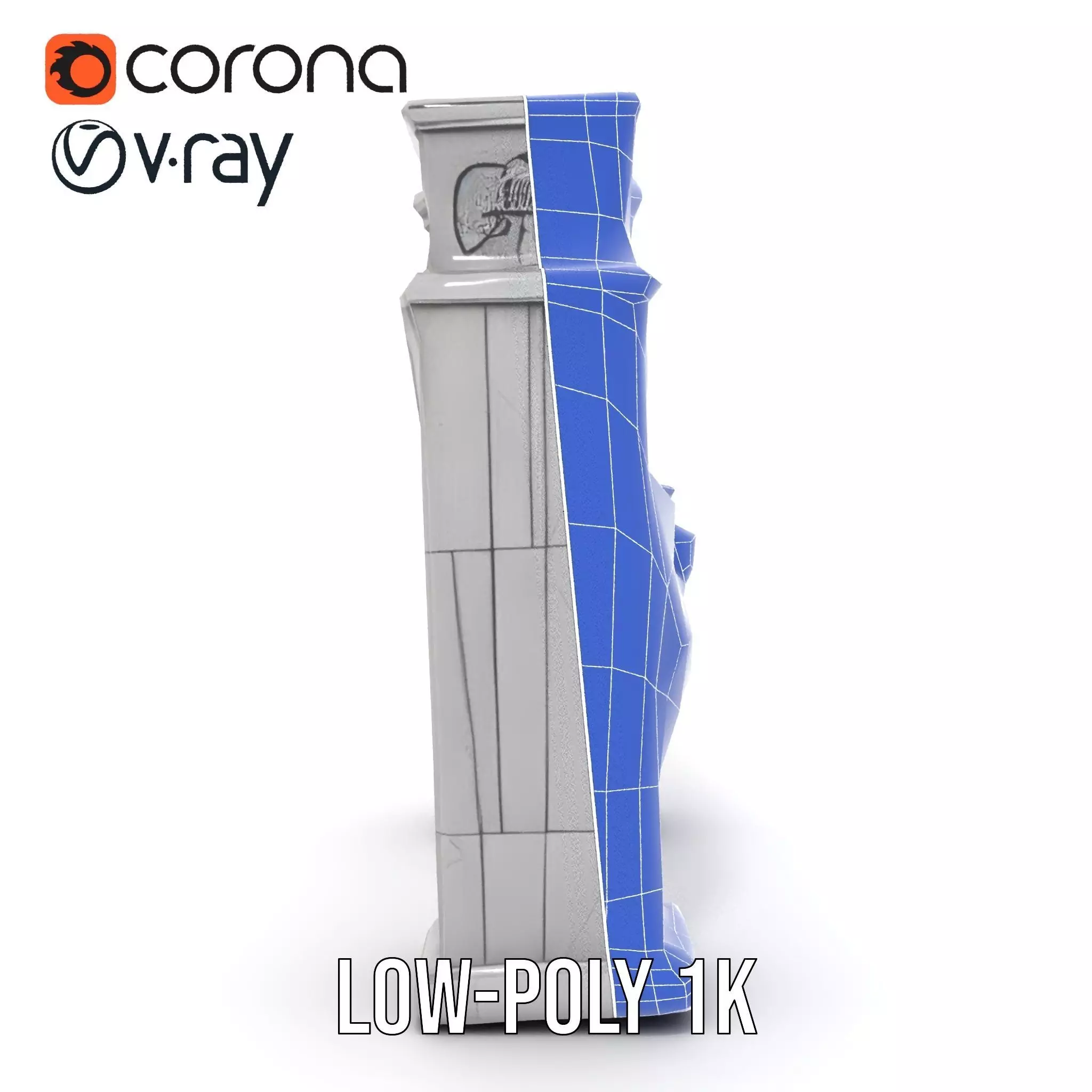 Gothic Archway model pack Low-poly 3D model_29