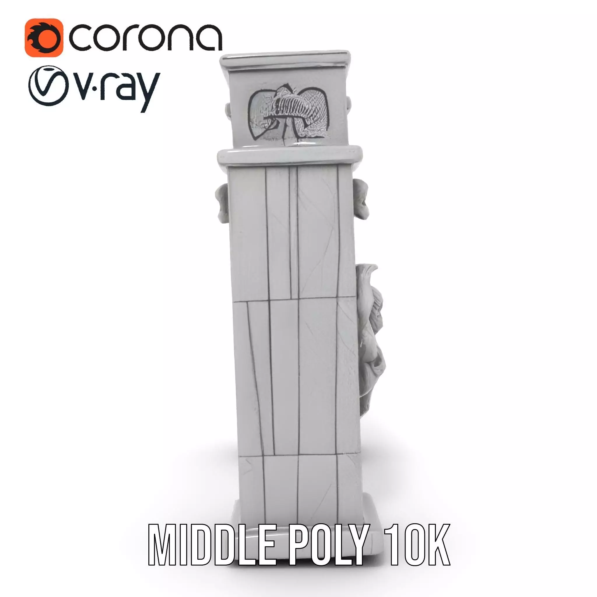 Gothic Archway model pack Low-poly 3D model_25