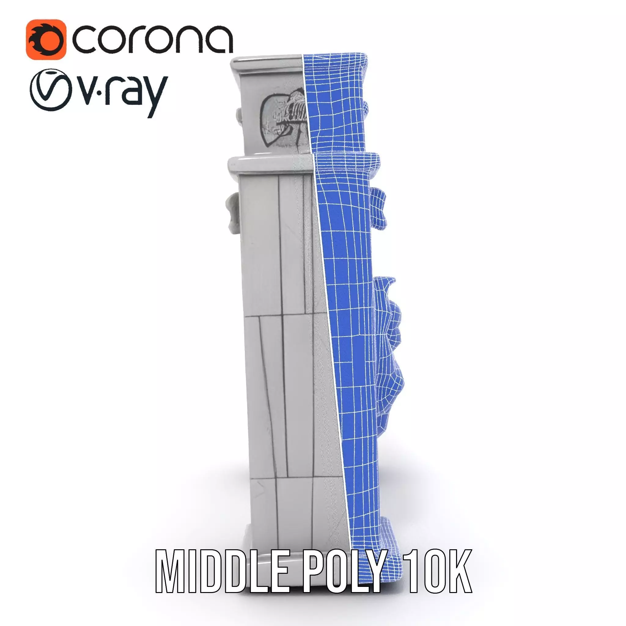 Gothic Archway model pack Low-poly 3D model_19