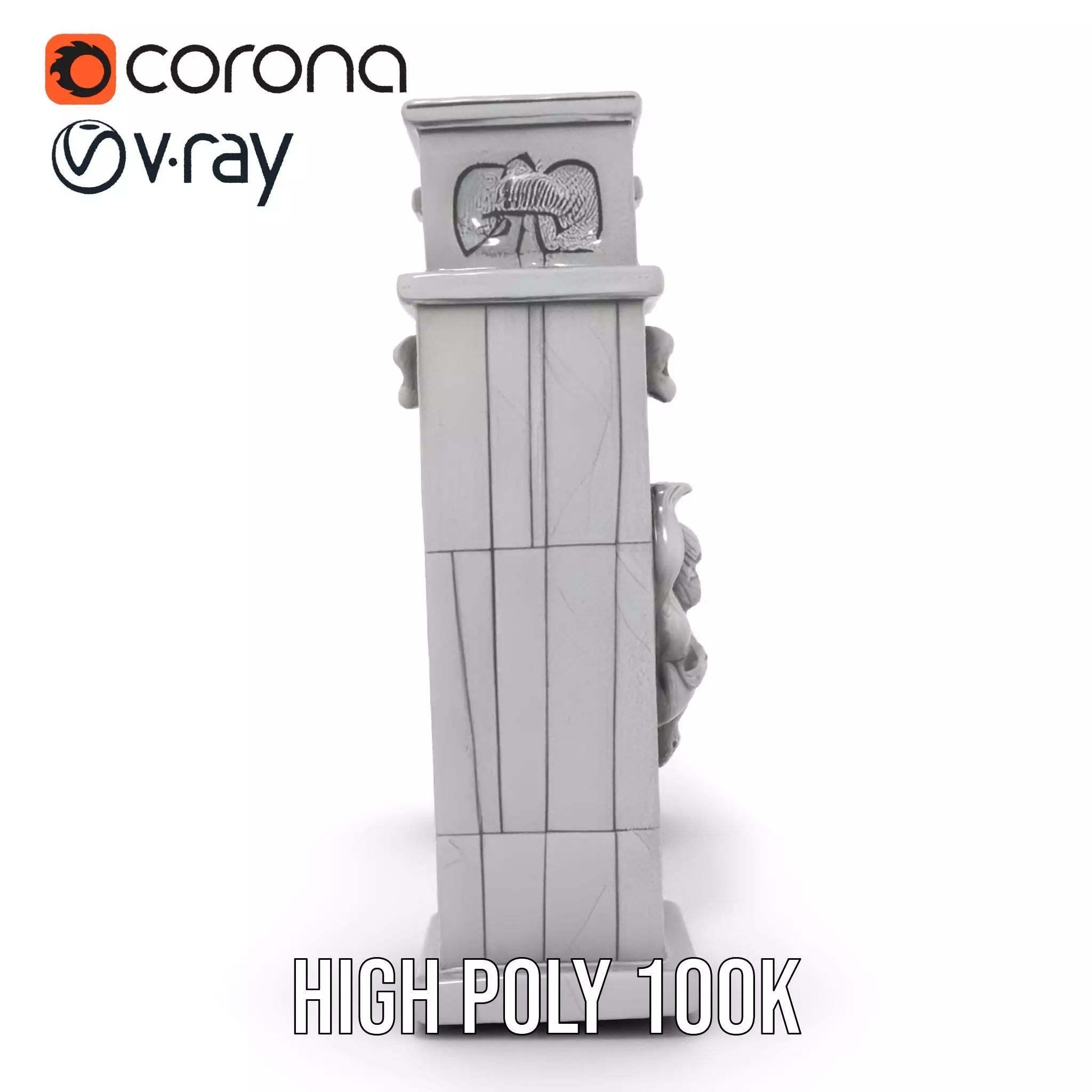 Gothic Archway model pack Low-poly 3D model_18