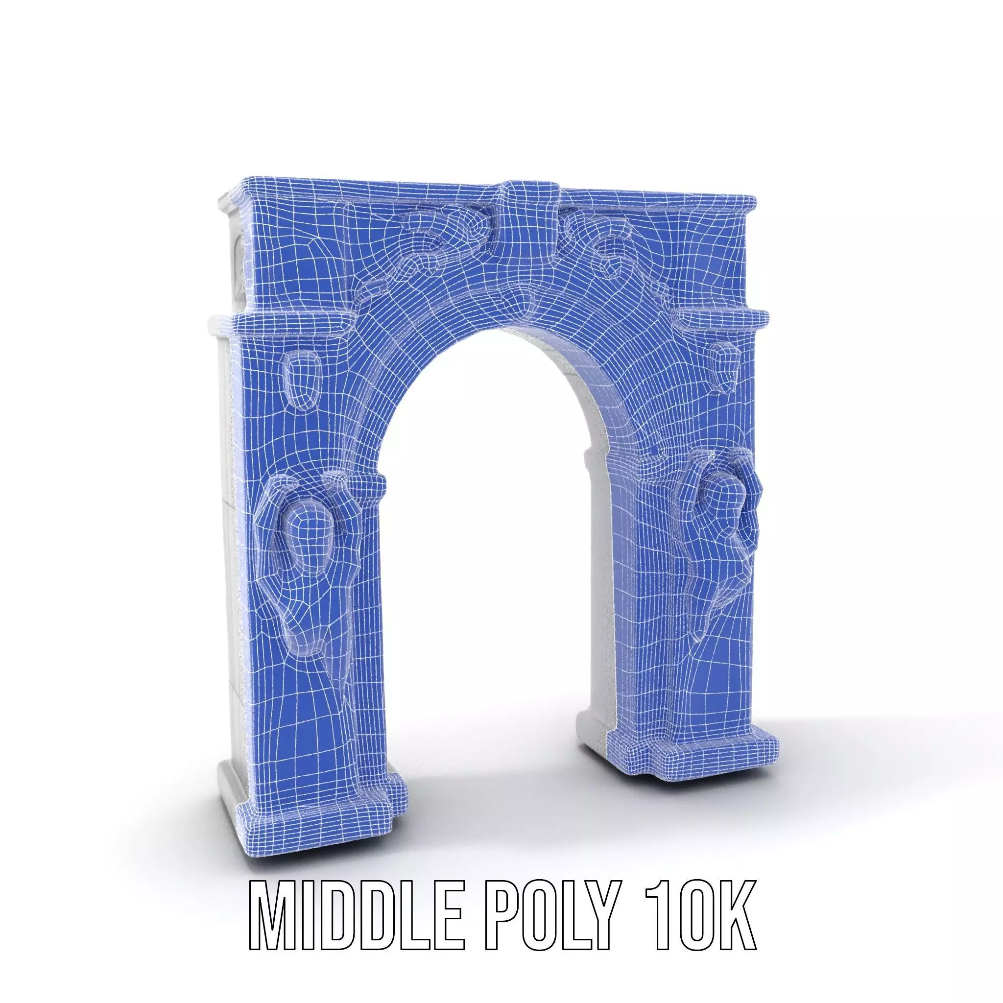 Gothic Archway model pack Low-poly 3D model_22