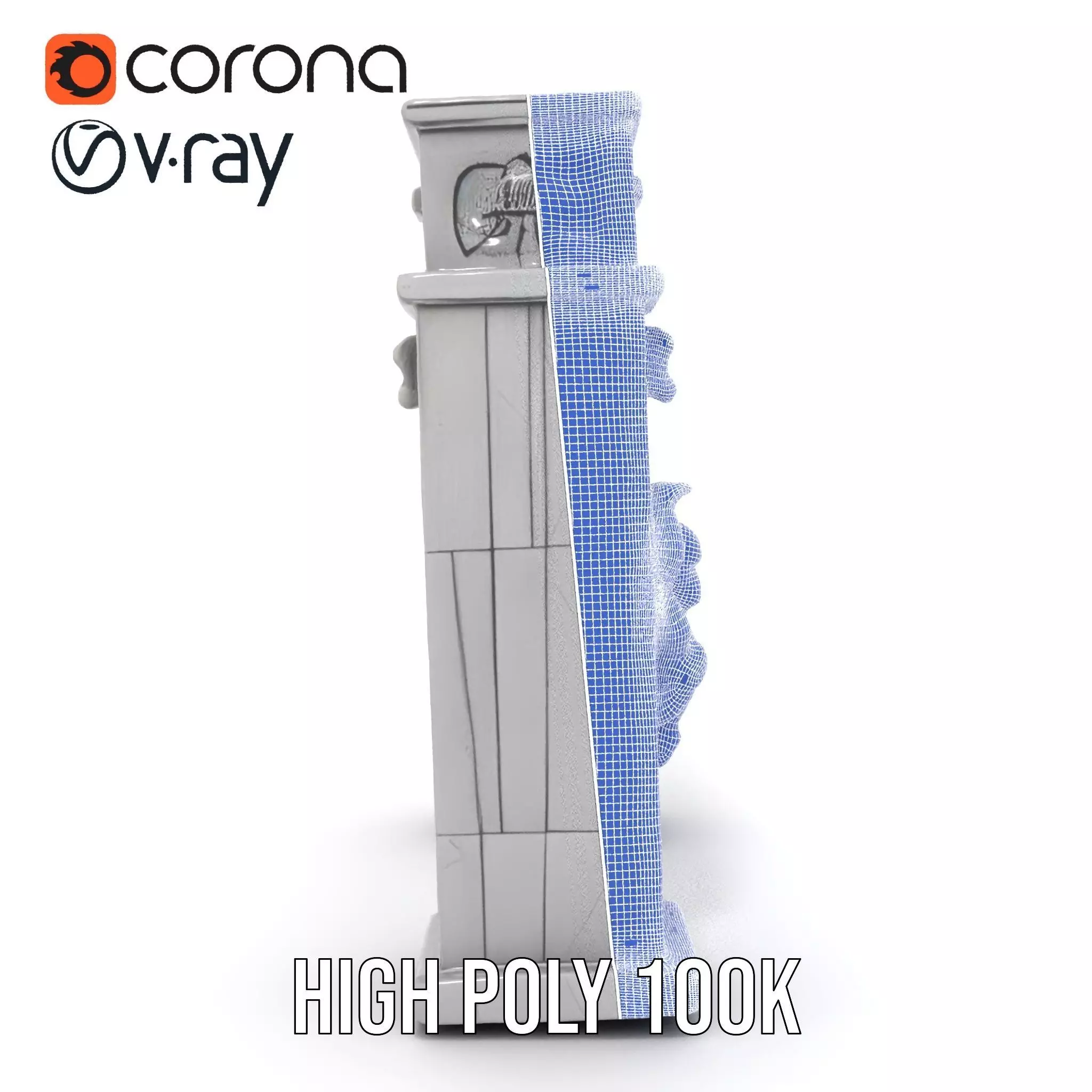 Gothic Archway model pack Low-poly 3D model_34