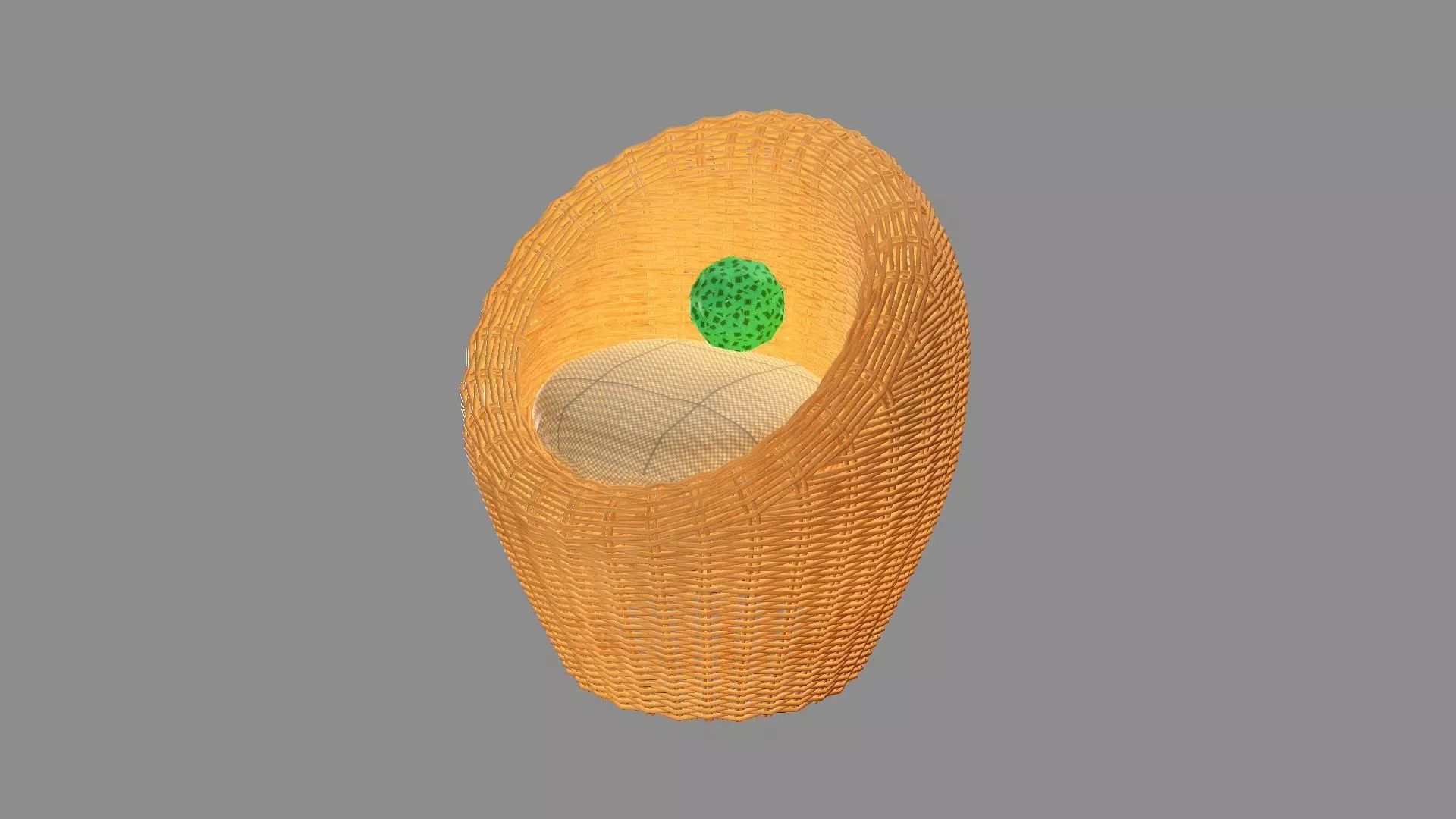 Rattan Exclusive Vintage Style Marius 03 Chair 3D Model Low-poly 3D model_2