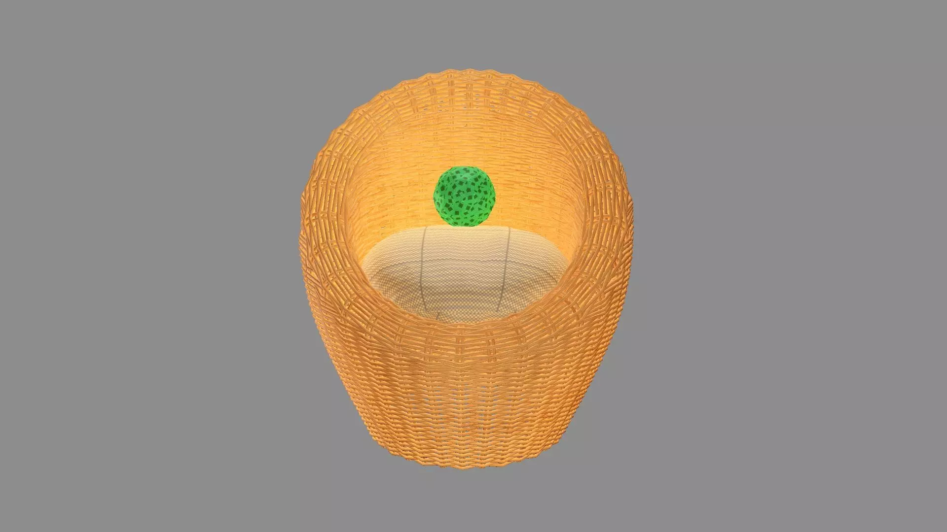 Rattan Exclusive Vintage Style Marius 03 Chair 3D Model Low-poly 3D model_1