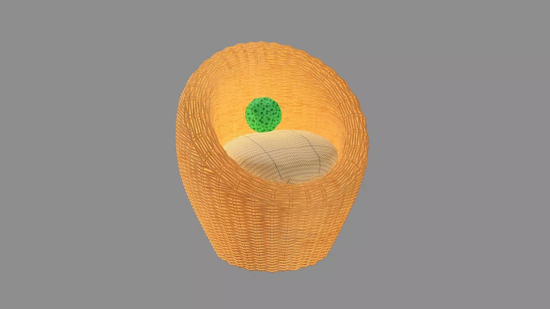 Rattan Exclusive Vintage Style Marius 03 Chair 3D Model Low-poly 3D model_0