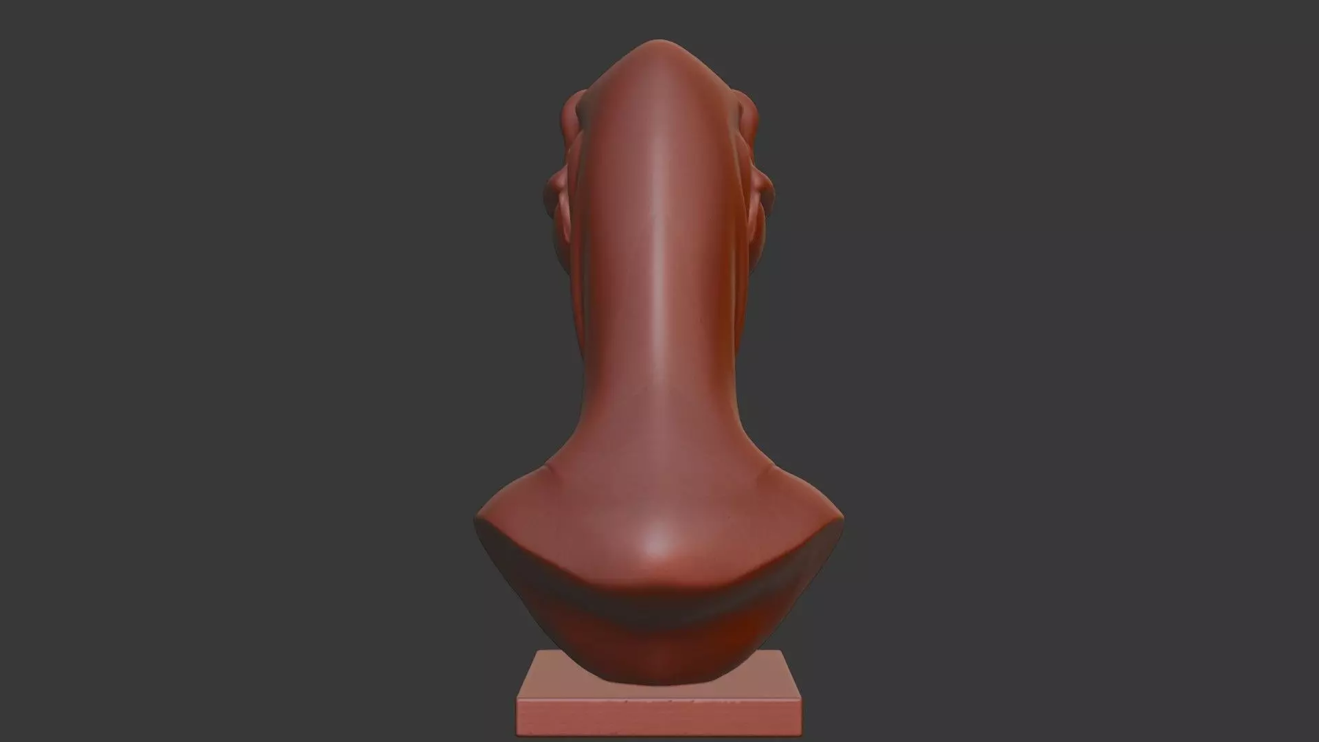 Edmontosaurus Head Bust 3D Model - STL Printable Dinosaur 3D print model_5