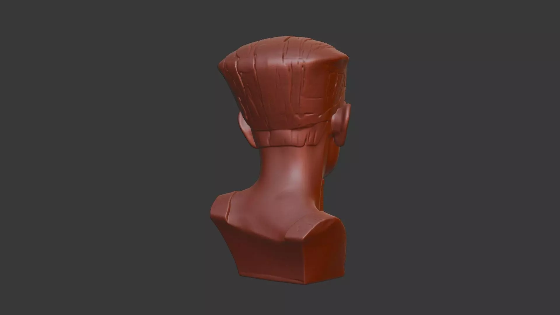 Egyptian Pharaoh Head Bust 3D Model - STL Printable 3D print model_5