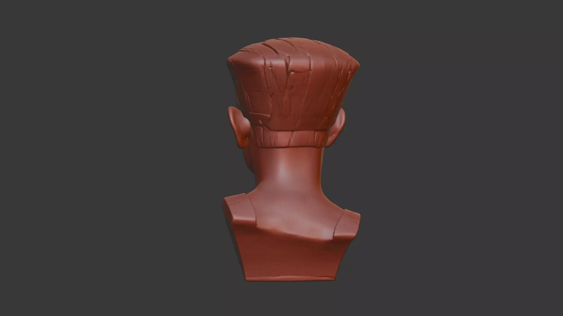 Egyptian Pharaoh Head Bust 3D Model - STL Printable 3D print model_4