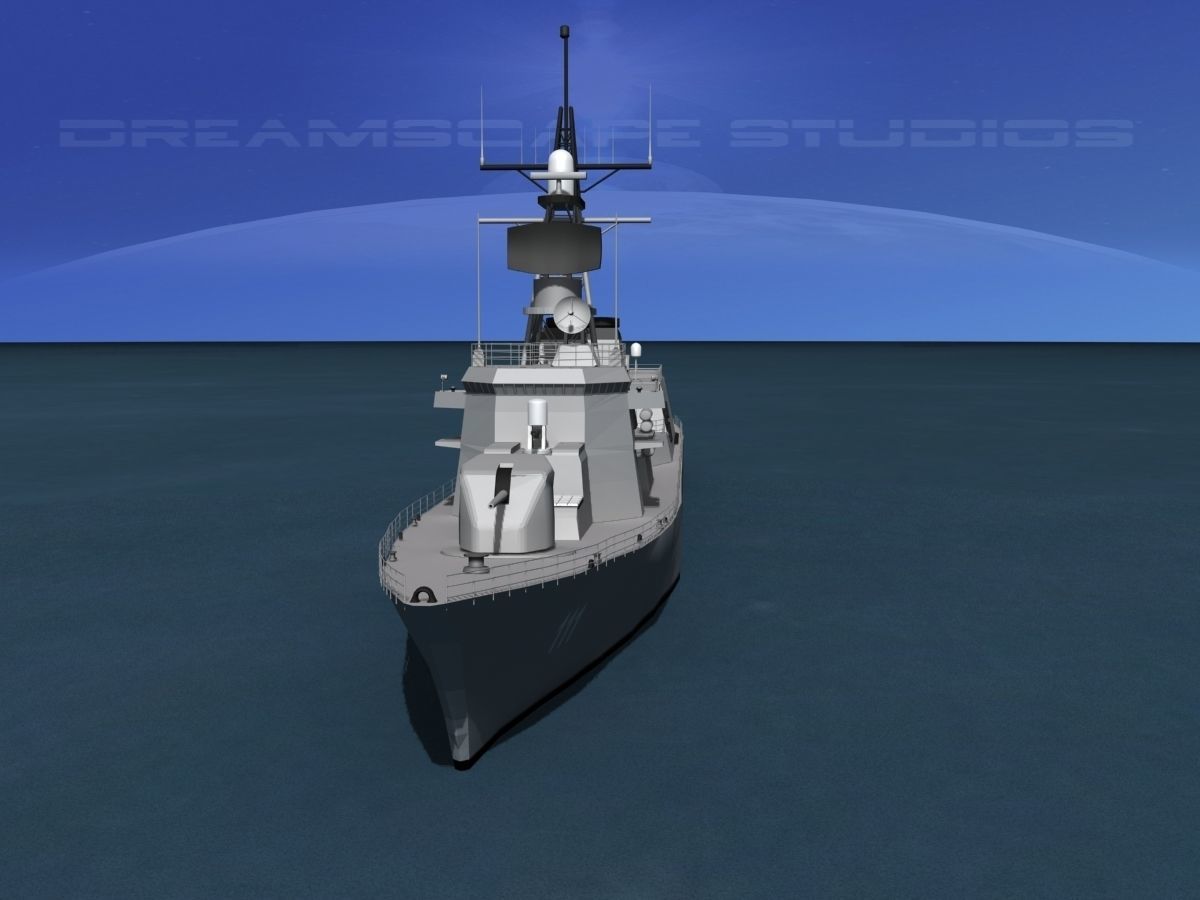 Takanami Class Destroyer Onami 3D model_8