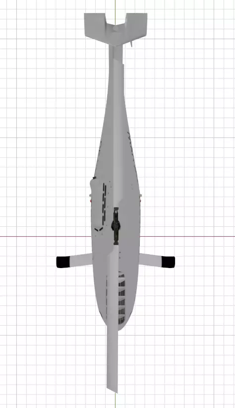 Schiebel Camcopter S-100 The GHOSTCOPTER Low-poly 3D model_37