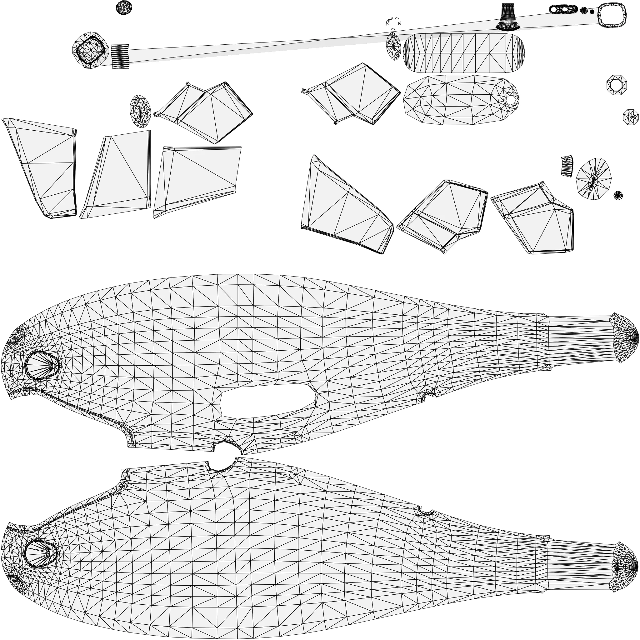 Schiebel Camcopter S-100 The GHOSTCOPTER Low-poly 3D model_49