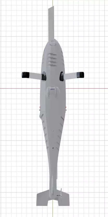 Schiebel Camcopter S-100 The GHOSTCOPTER Low-poly 3D model_38