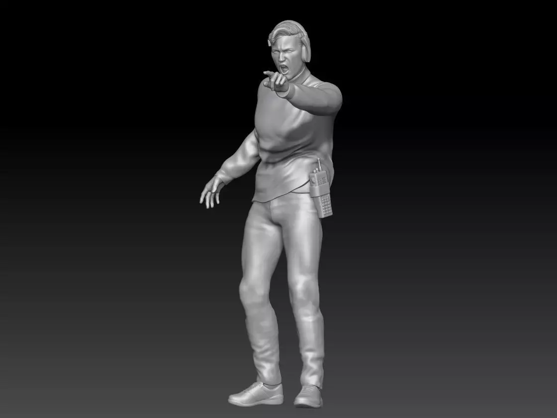 nfl coach man 2 3D print model_1