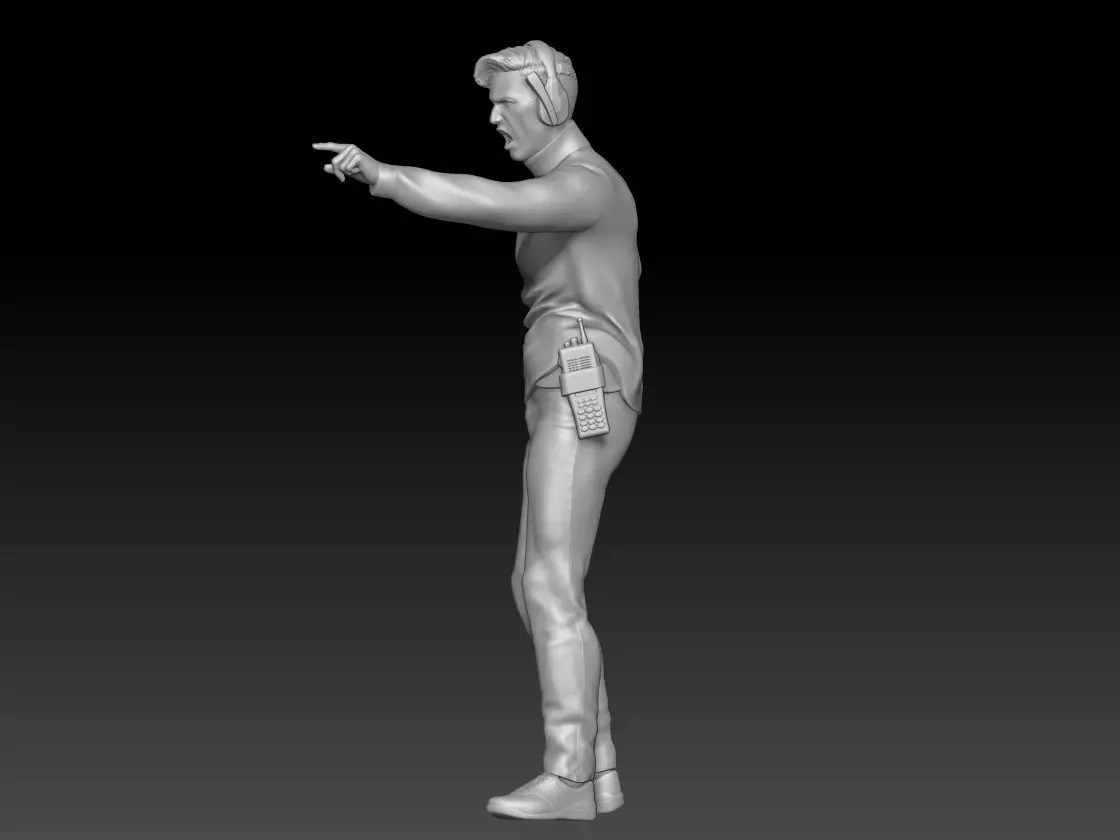 nfl coach man 2 3D print model_2