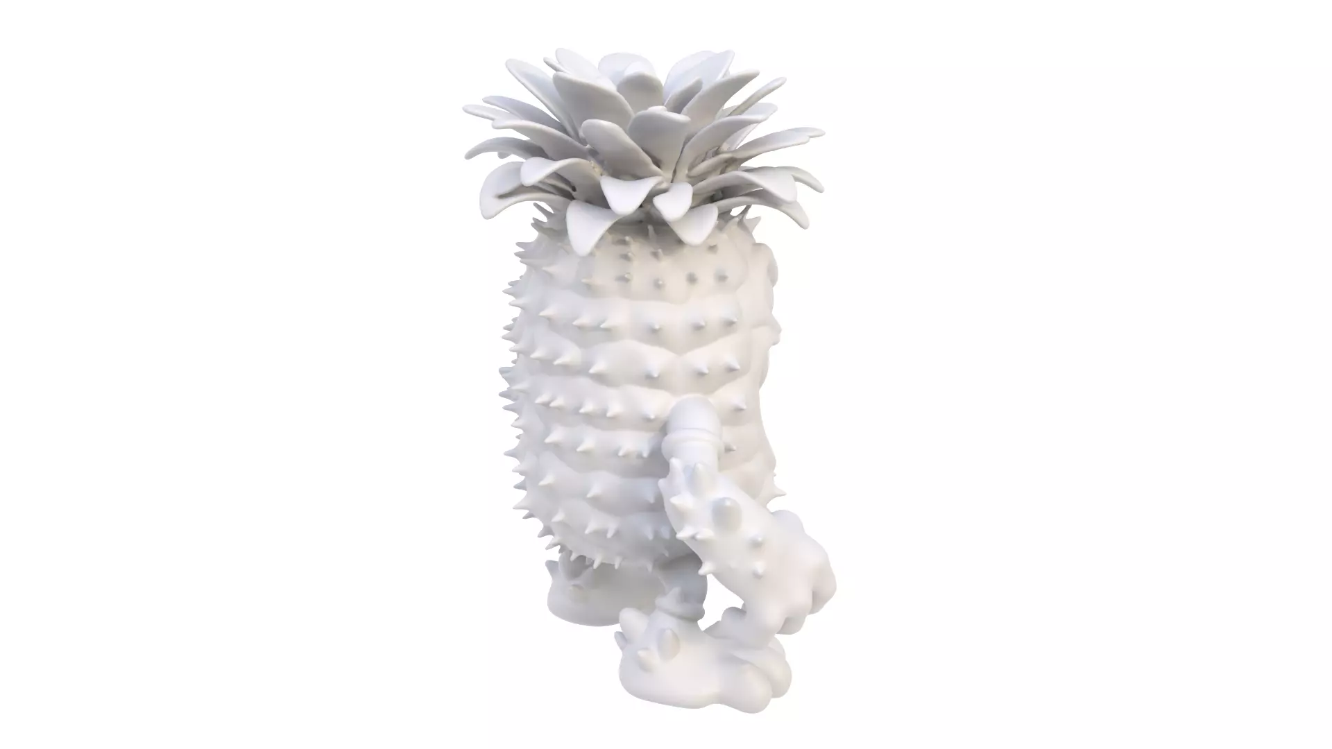 Pineapple predator 3D model_6