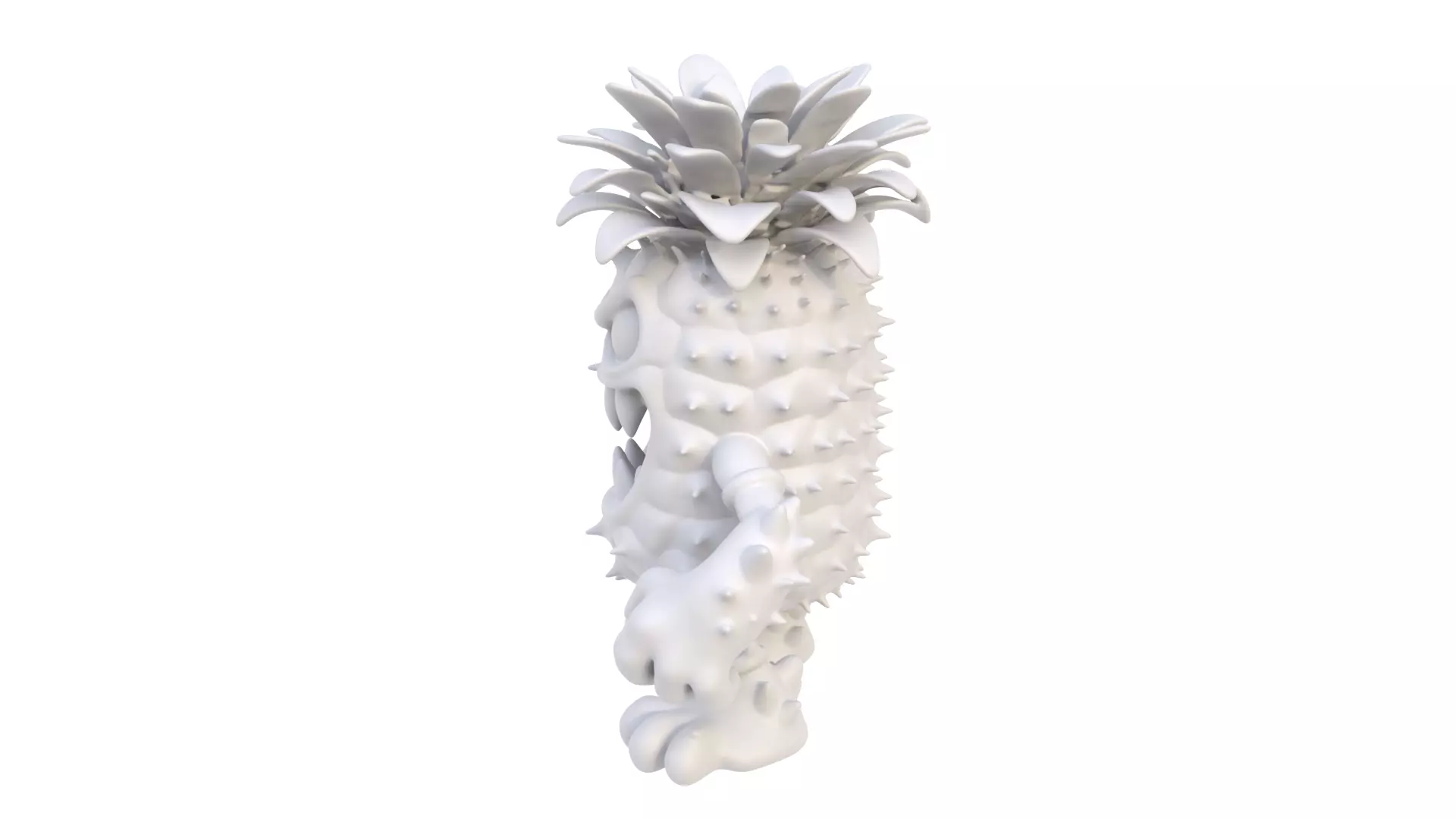 Pineapple predator 3D model_3