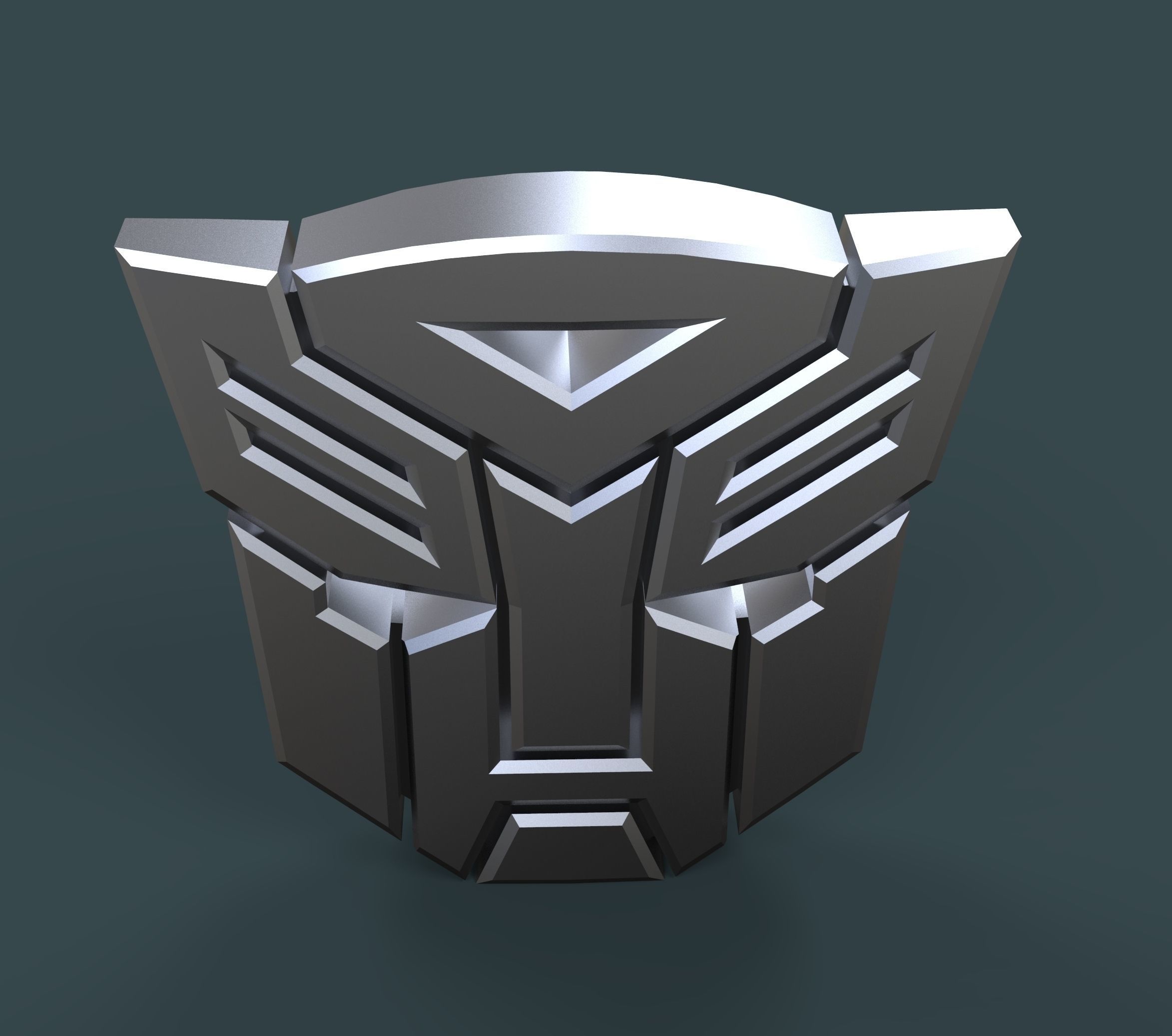 3D printable Autobots logo 3D model_3