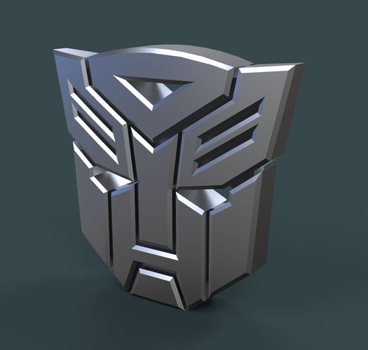 3D printable Autobots logo 3D model