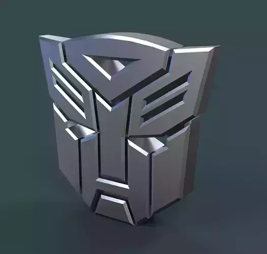 3D printable Autobots logo 3D model