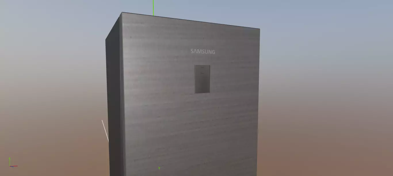 Samsung refrigerator Free 3D model_1