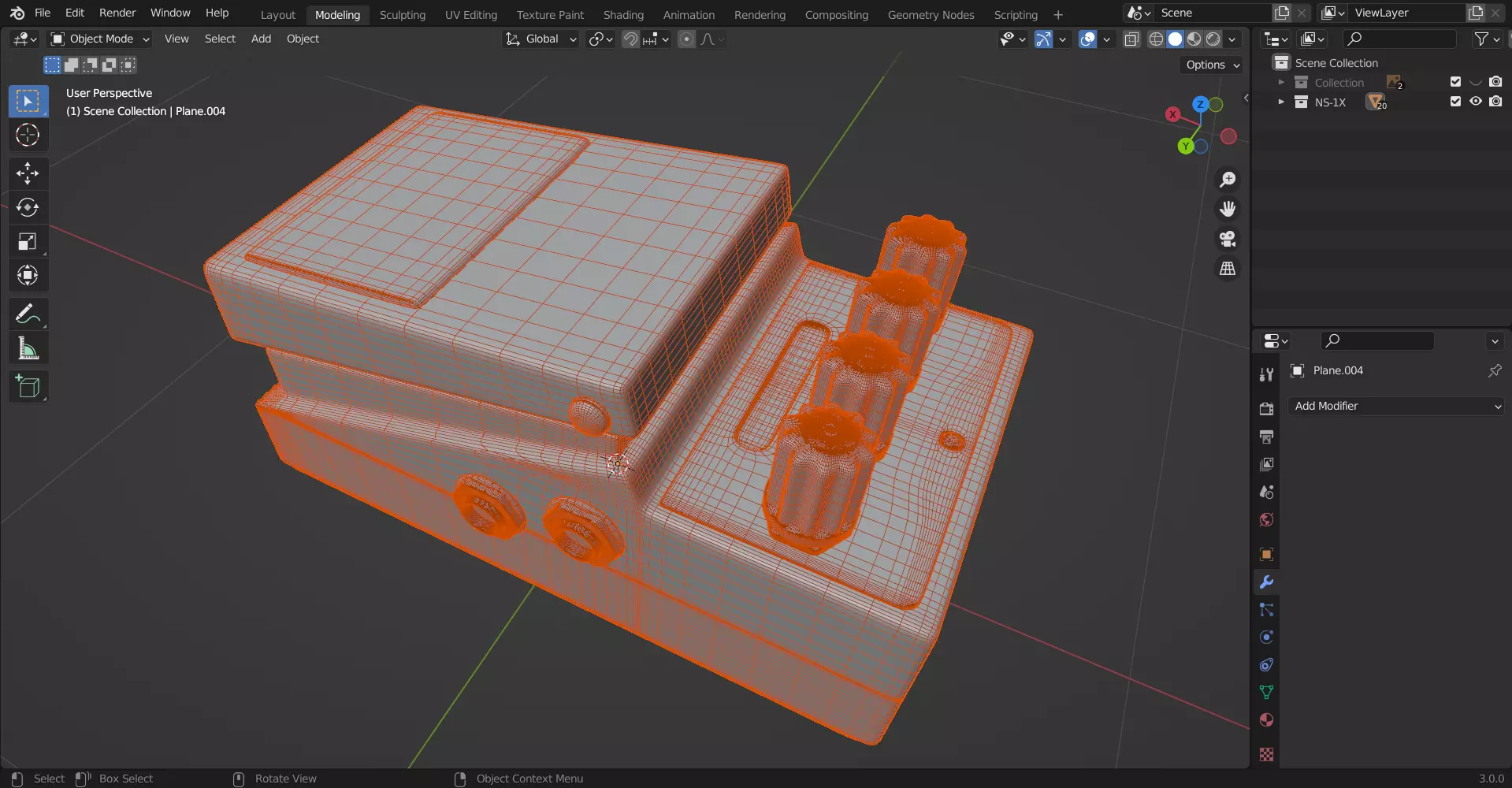 BOSS - effects pedals NS-1X 3D model_11