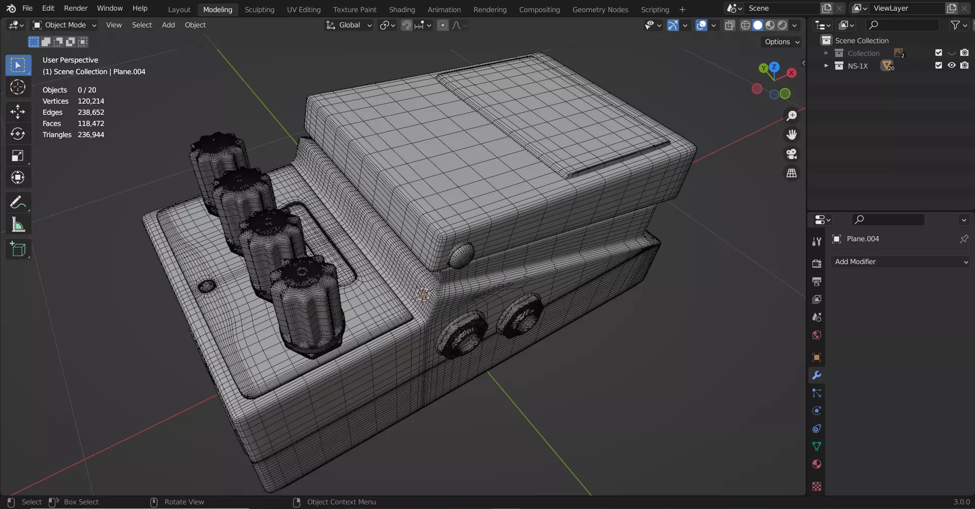 BOSS - effects pedals NS-1X 3D model_10