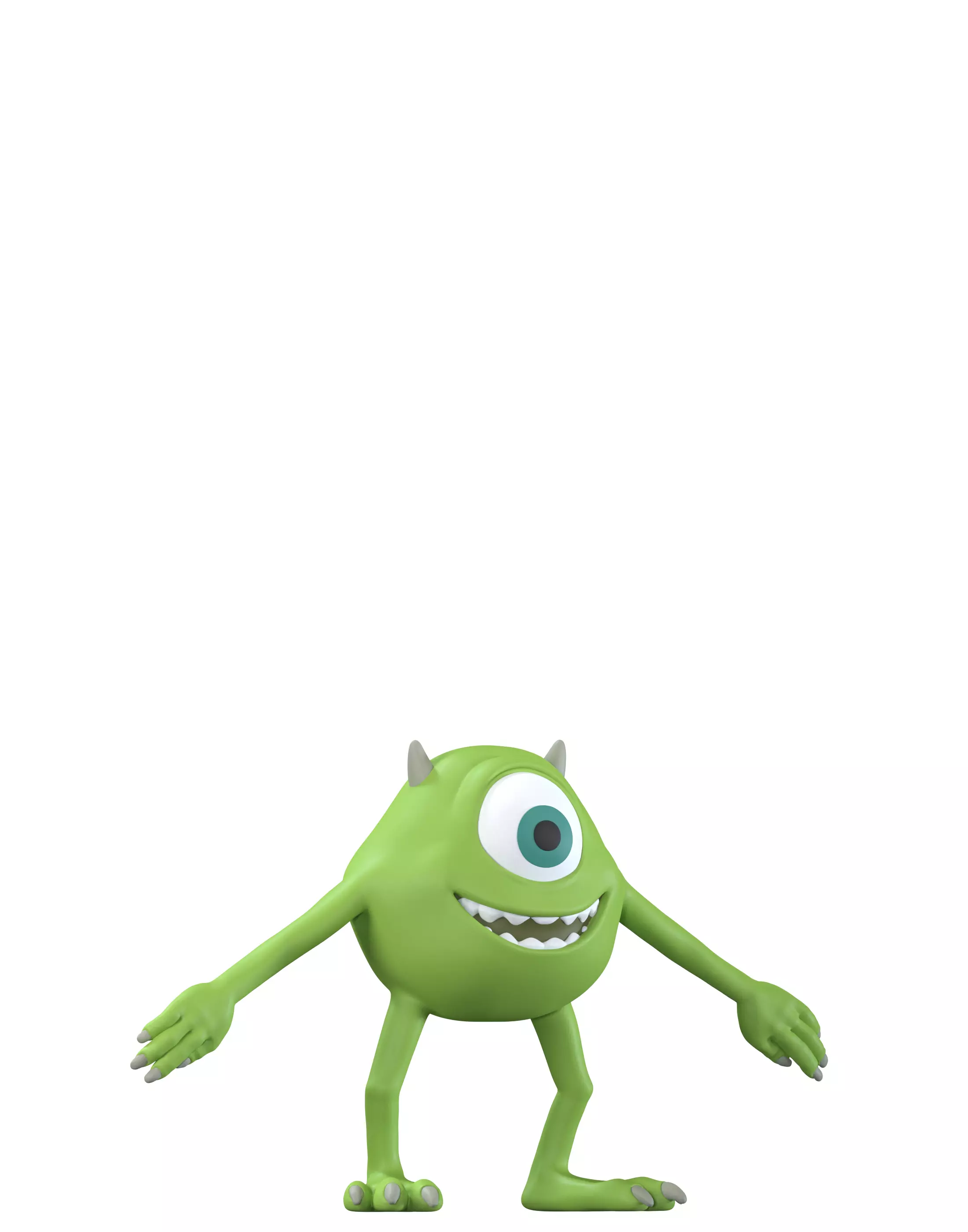 Mike Wazowski Monsters Inc 3D print model_6