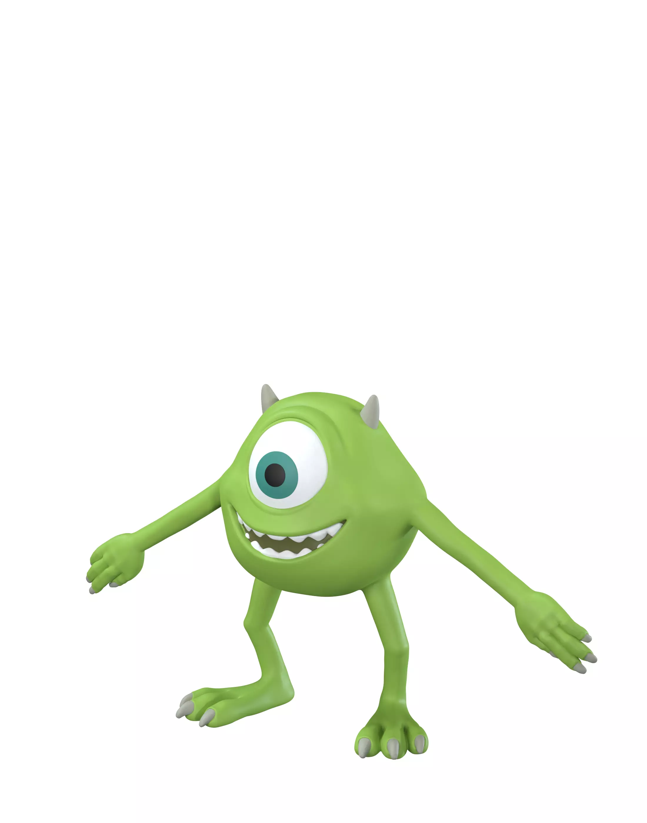 Mike Wazowski Monsters Inc 3D print model_1