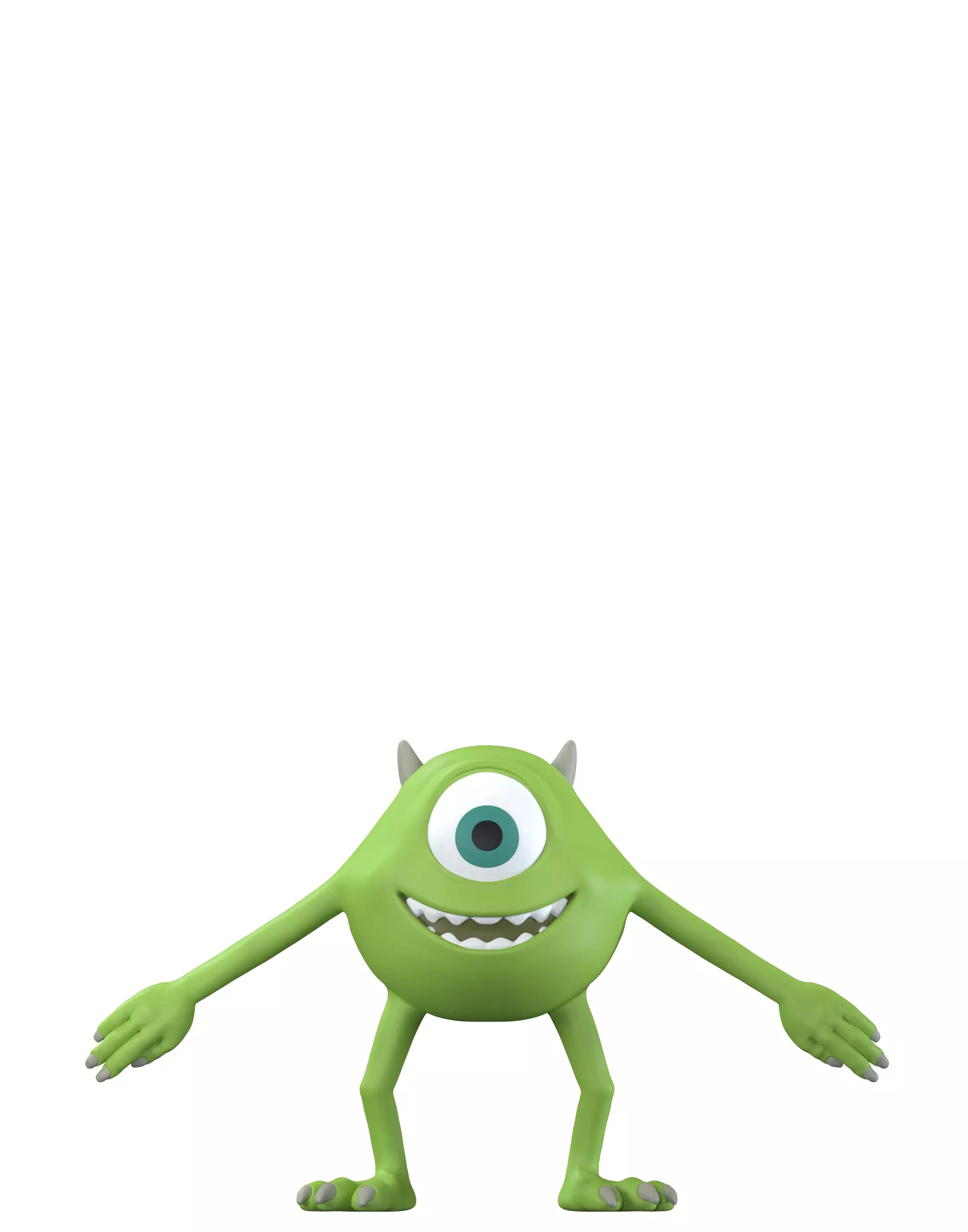 Mike Wazowski Monsters Inc 3D print model_2