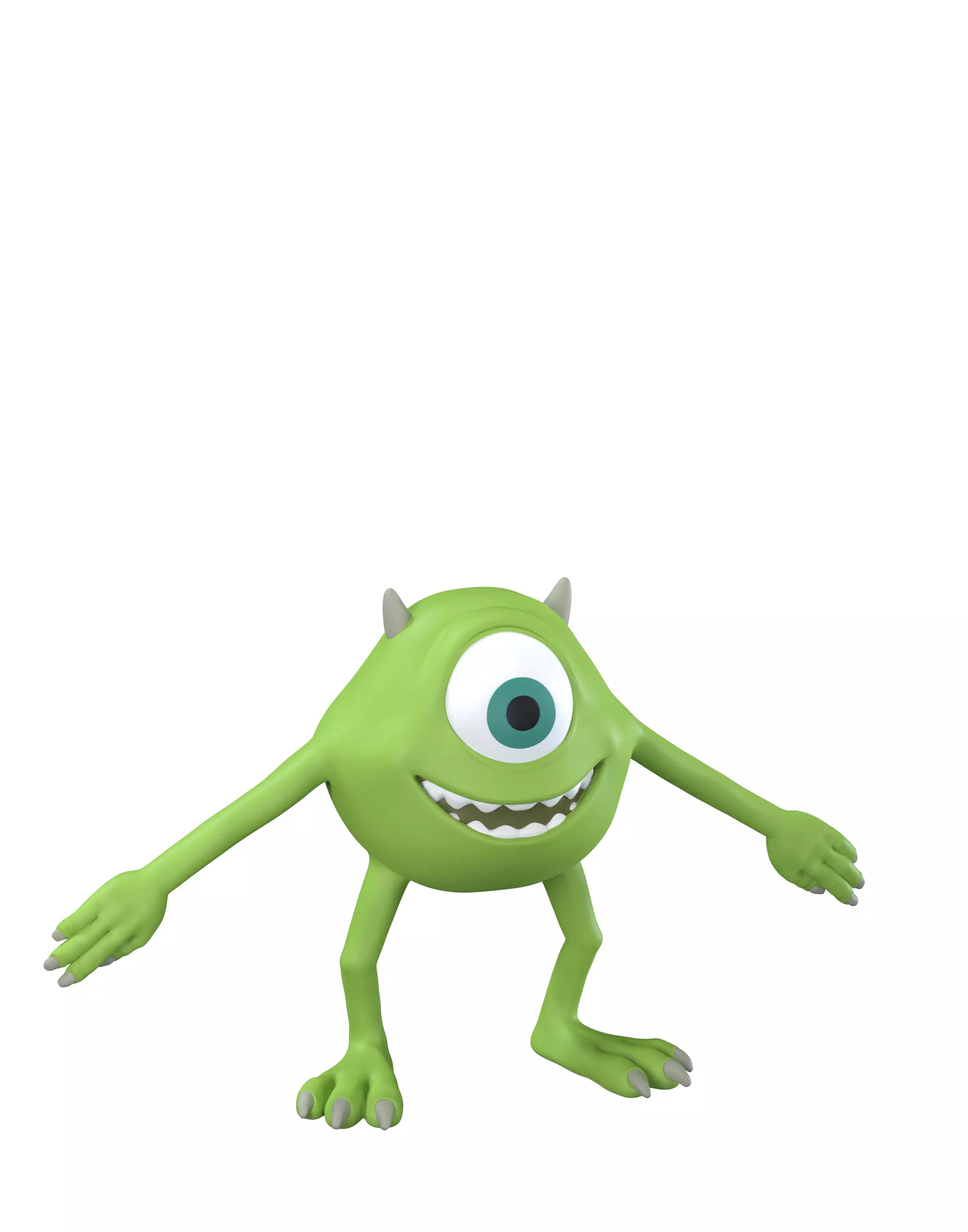 Mike Wazowski Monsters Inc 3D print model_0