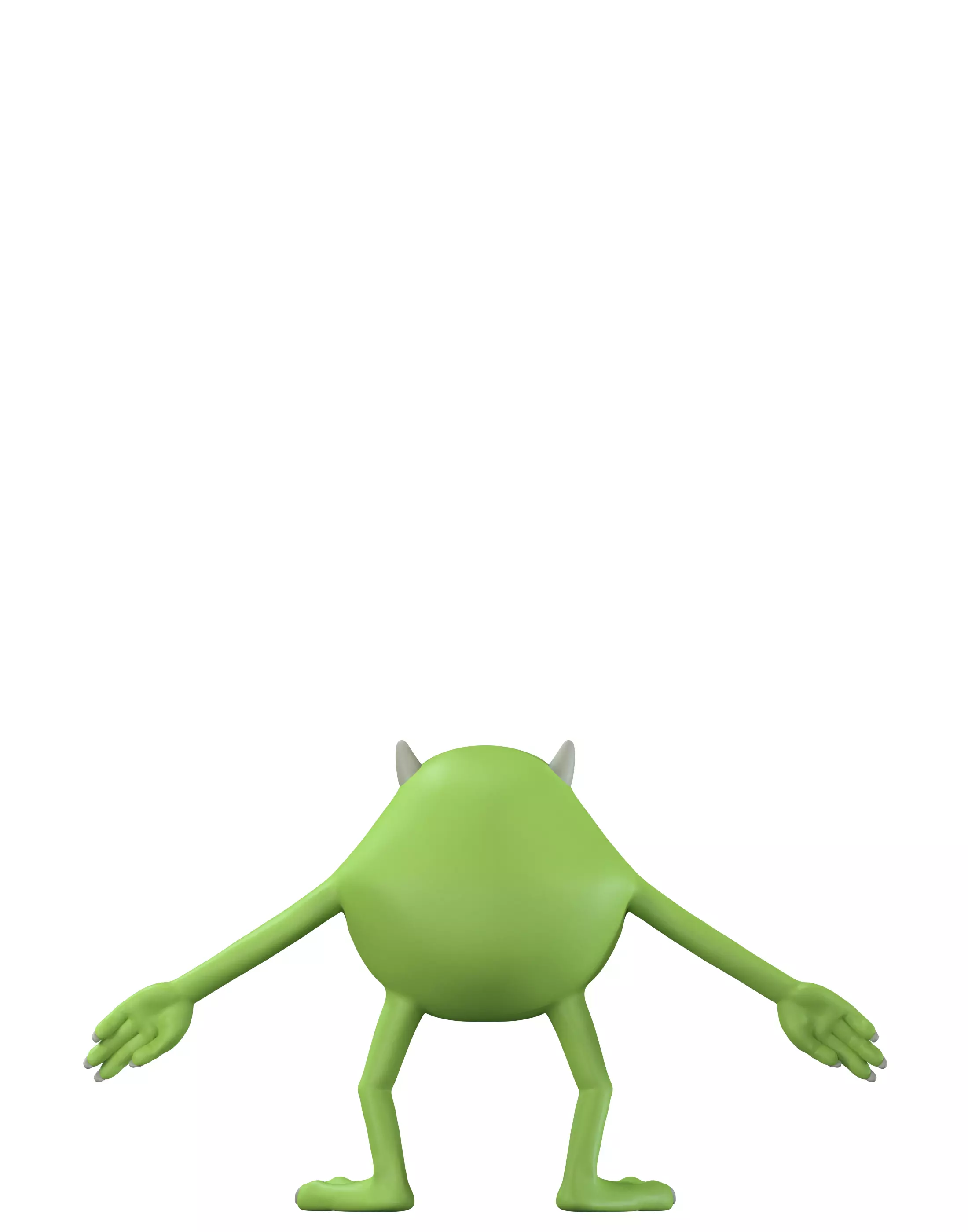 Mike Wazowski Monsters Inc 3D print model_4