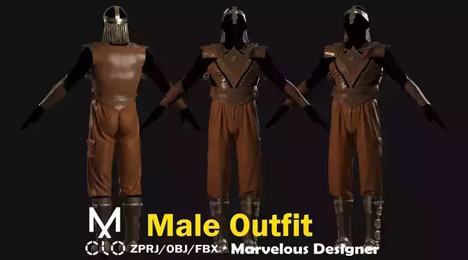 Male Armor Outfit