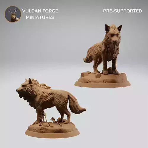 Dire Wolf Giant Fantasy Wolf Bundle