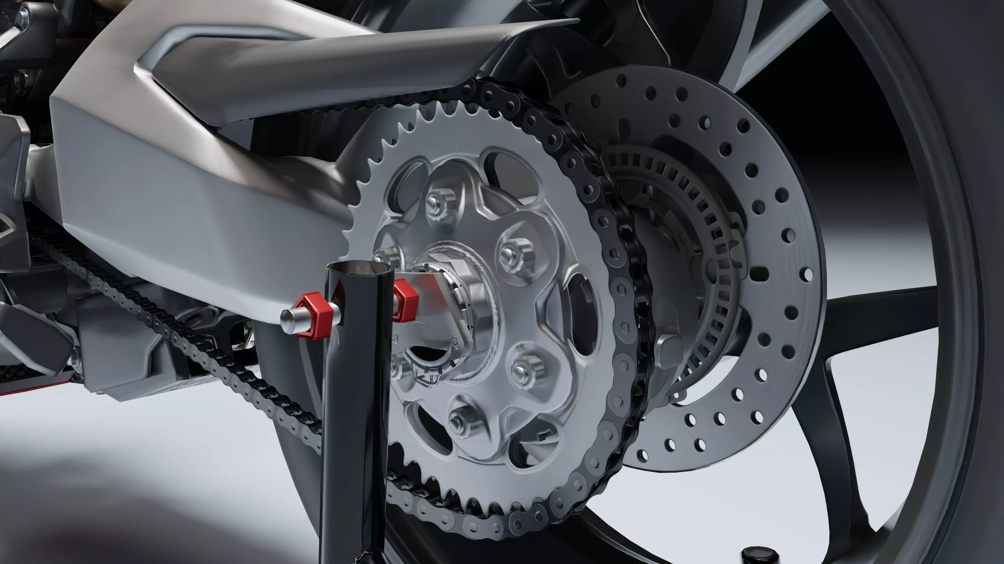 Ducati Monster 1200 S 2020 Low-poly 3D model_16