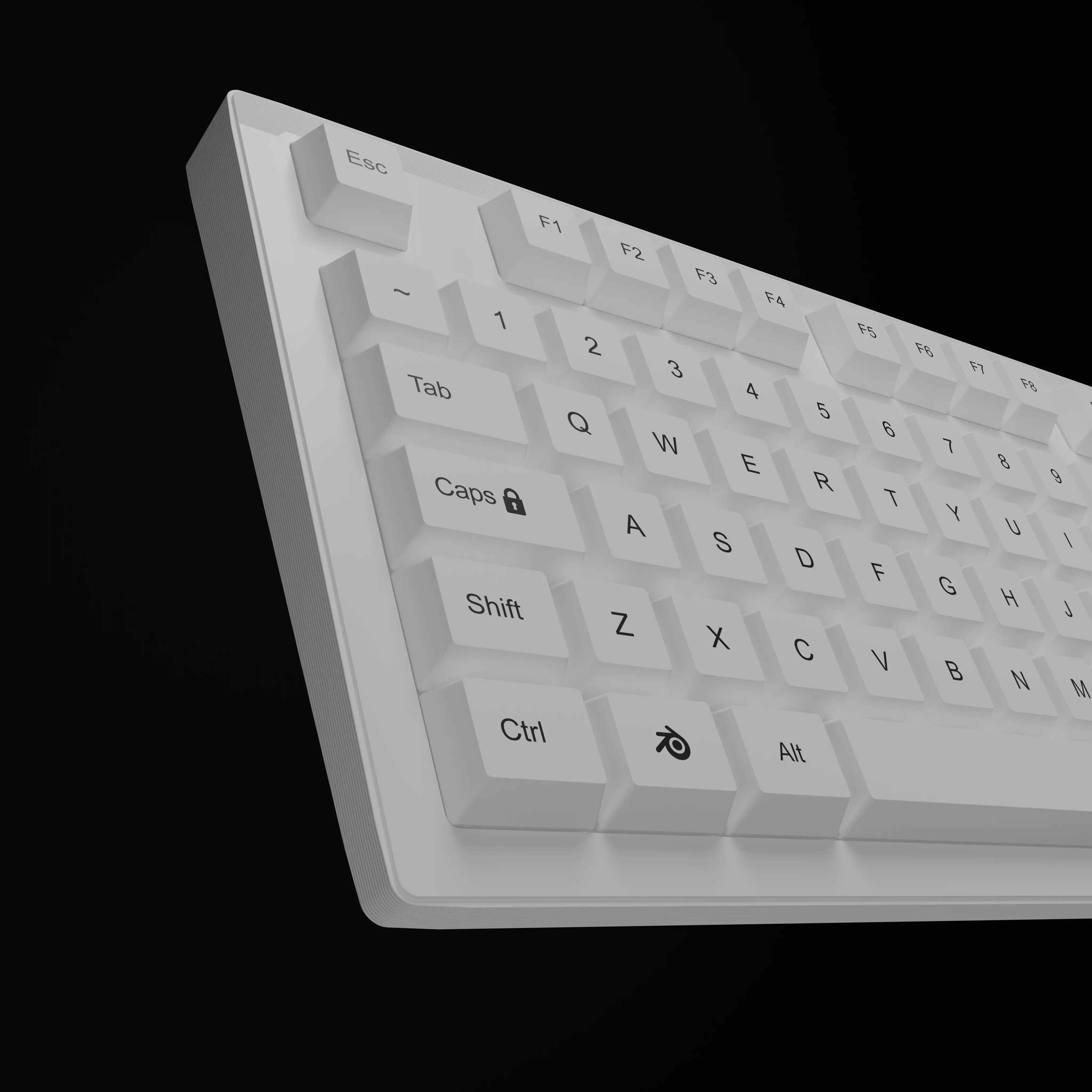 Realistic  Keyboard  High Poly 3D Model 3D model_3