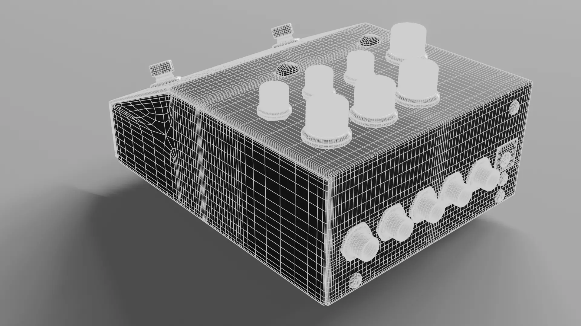 BOSS - effects pedals RB-200 3D model_8