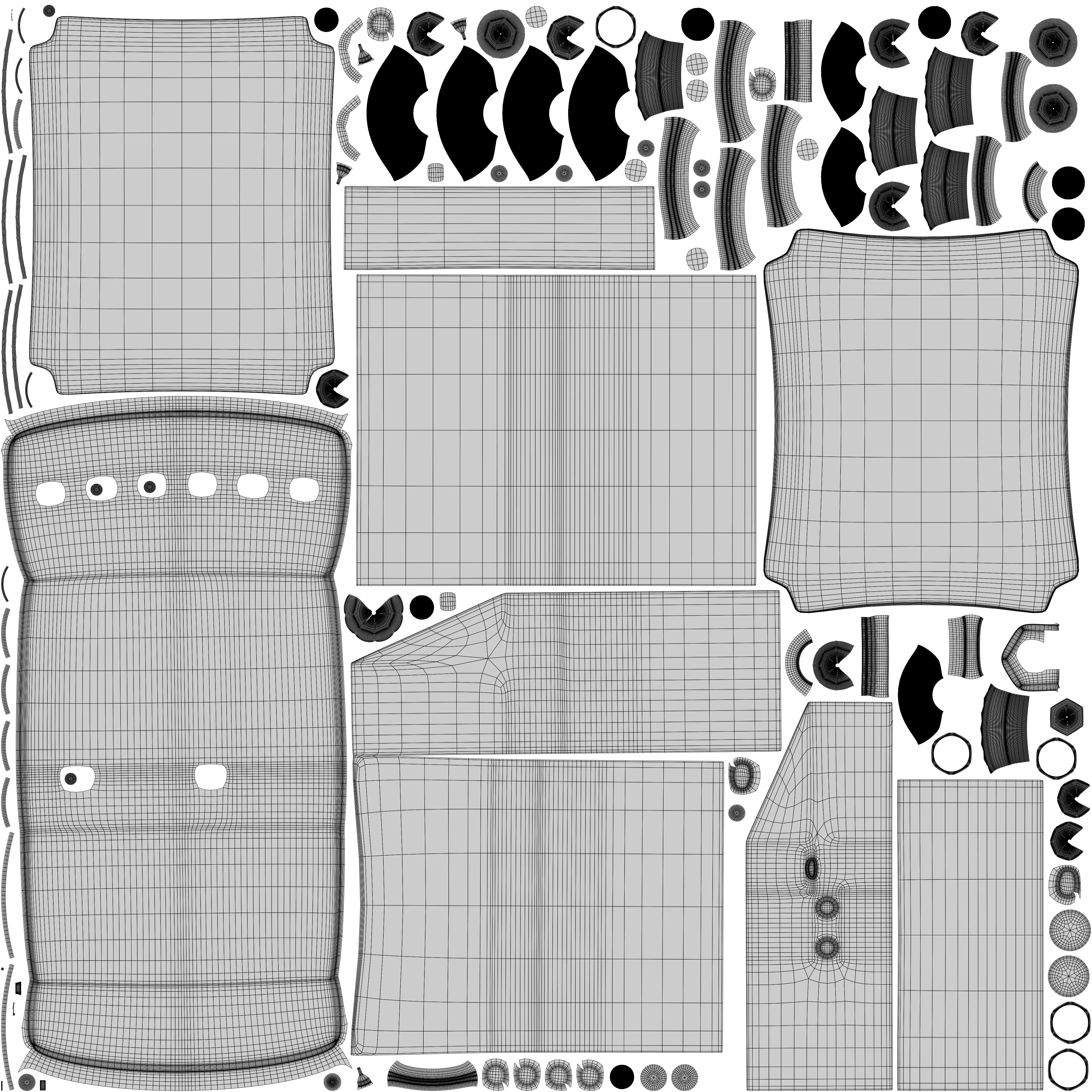 BOSS - effects pedals RB-200 3D model_12