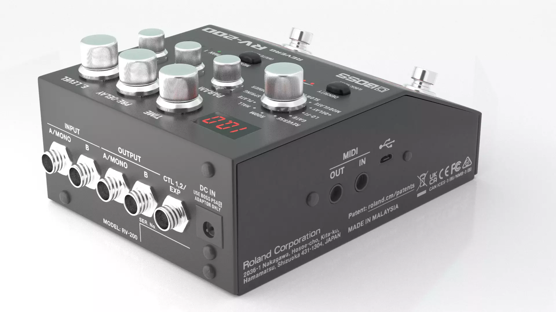 BOSS - effects pedals RB-200 3D model_3