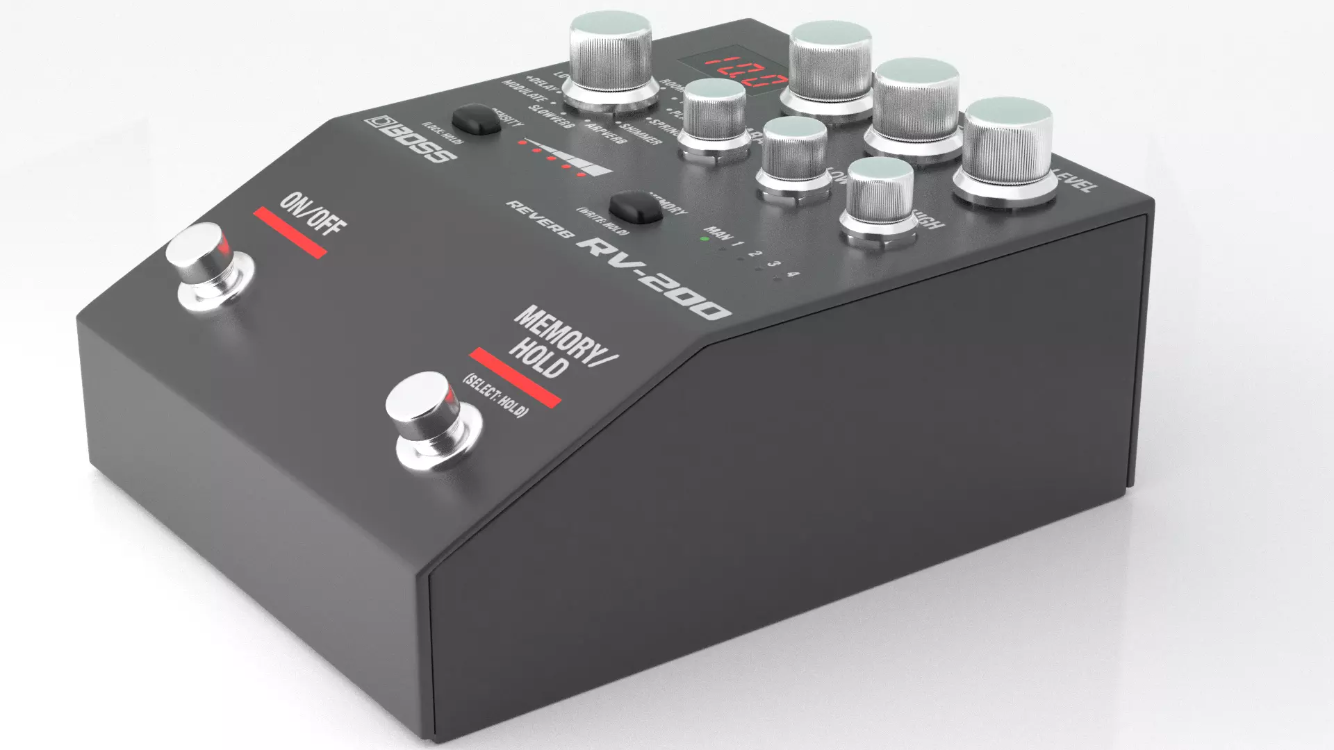 BOSS - effects pedals RB-200 3D model_2