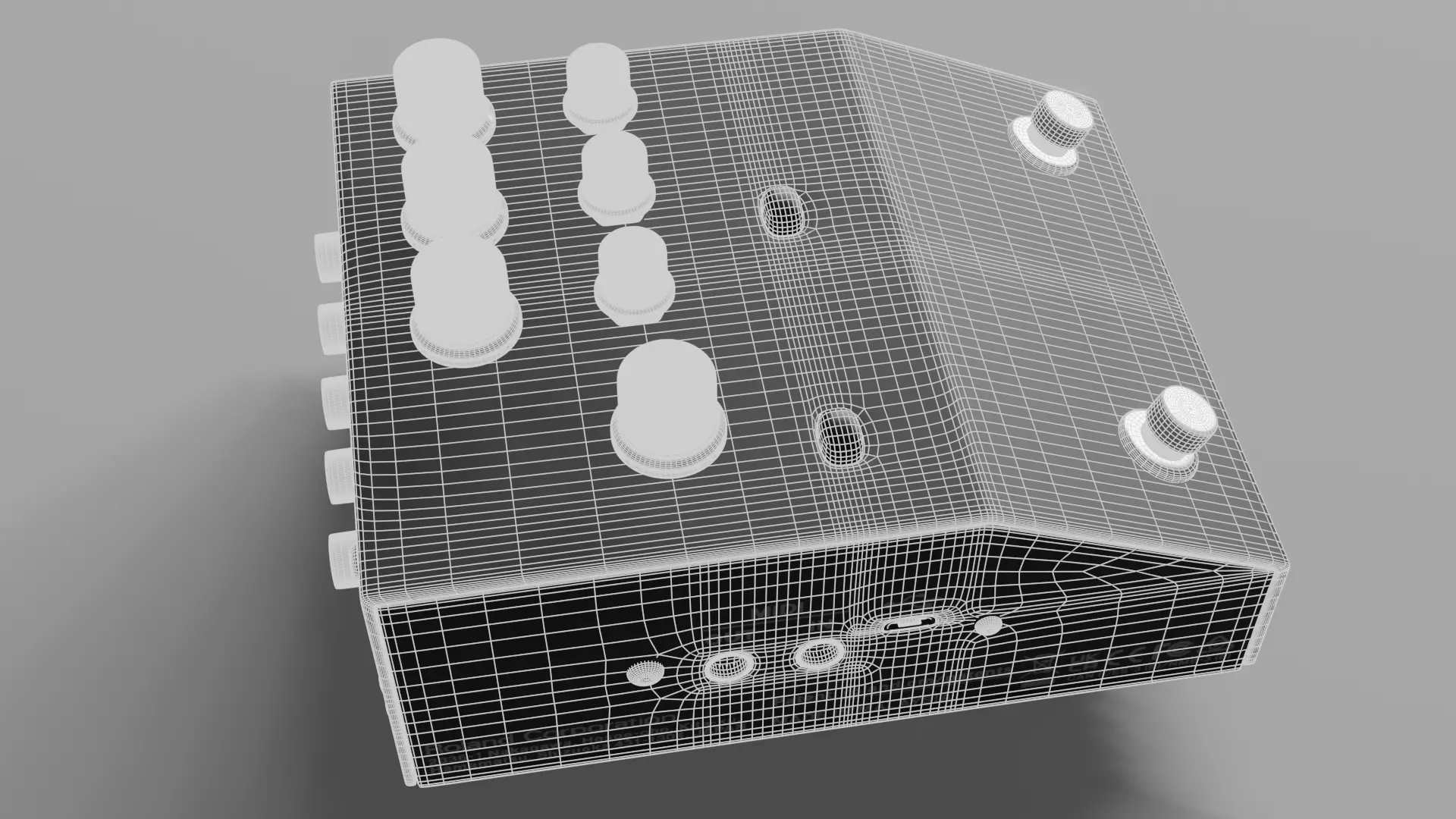 BOSS - effects pedals RB-200 3D model_7