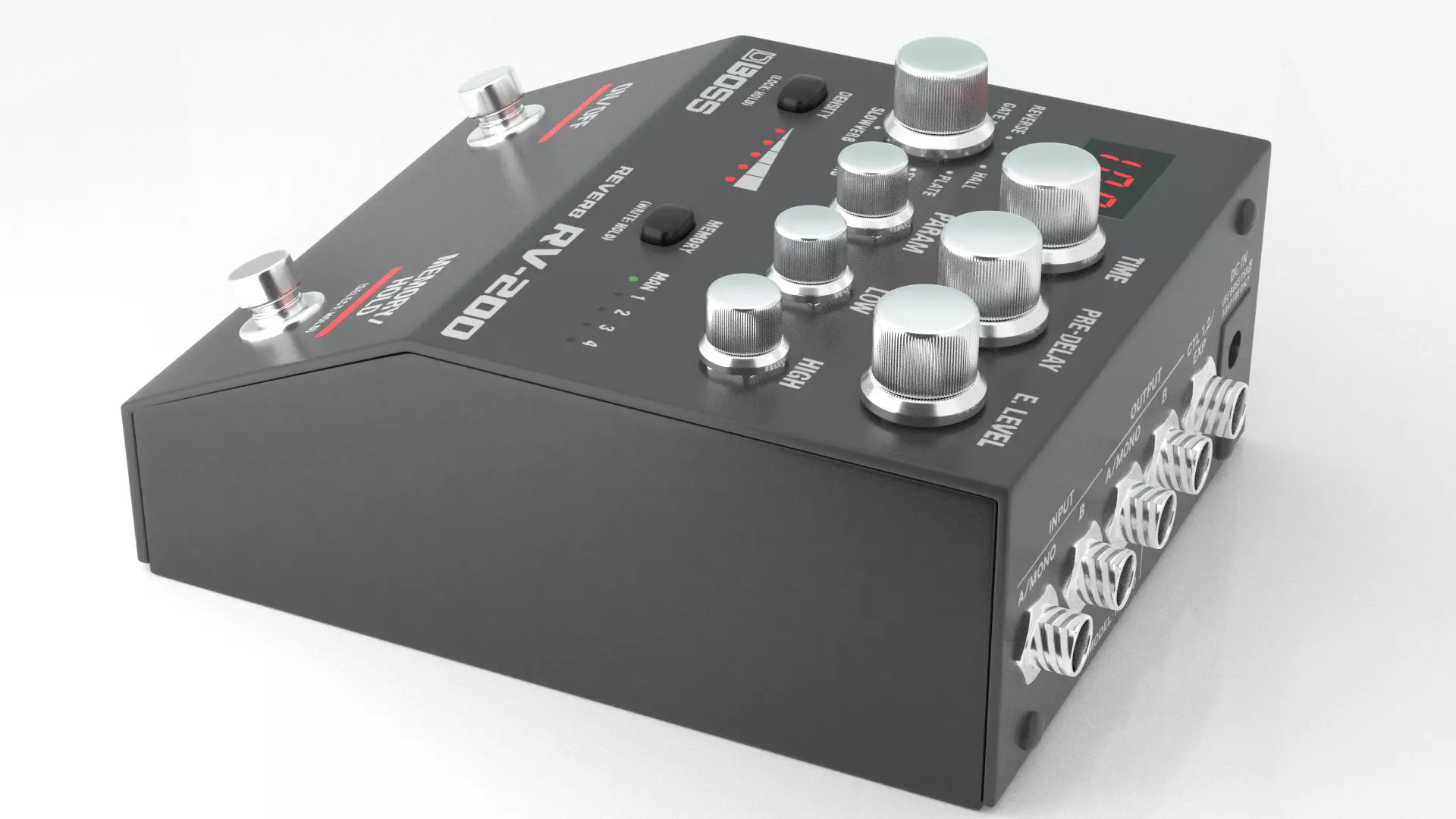 BOSS - effects pedals RB-200 3D model_1